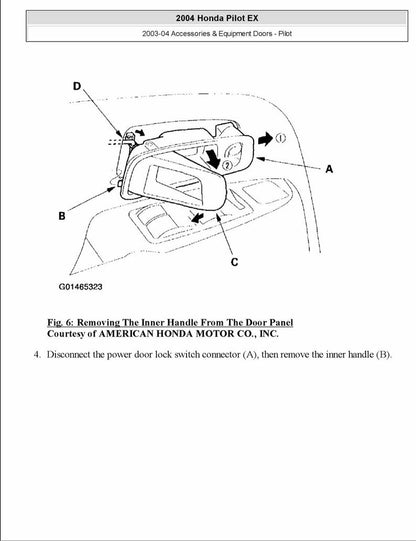 Honda Pilot 2003-2005 Service Manual Repair, Workshop Service Repair, INSTANT Download PDF