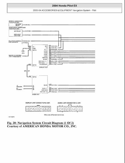 Honda Pilot 2003-2005 Service Manual Repair, Workshop Service Repair, INSTANT Download PDF