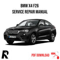 BMW X4 F26 20d Service Manual Repair, Workshop Service Repair, INSTANT Download PDF