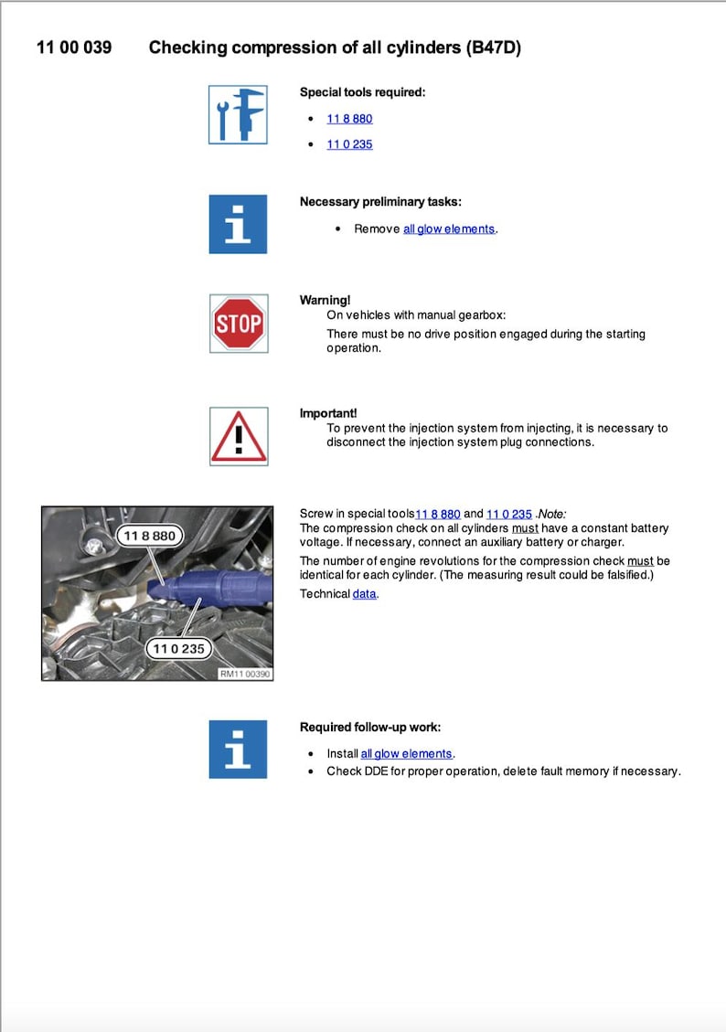 BMW X4 F26 20d Service Manual Repair, Workshop Service Repair, INSTANT Download PDF