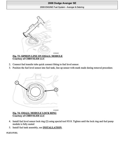 Dodge Avenger 2008-2010 Service Manual Repair, Workshop Service Repair, INSTANT Download PDF