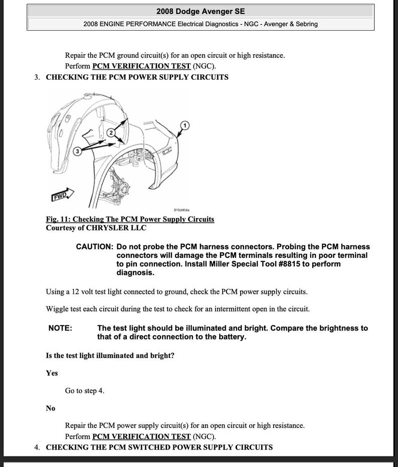 Dodge Avenger 2008-2010 Service Manual Repair, Workshop Service Repair, INSTANT Download PDF