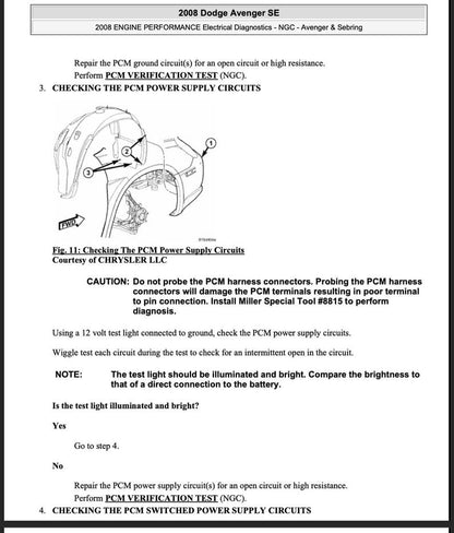 Dodge Avenger 2008-2010 Service Manual Repair, Workshop Service Repair, INSTANT Download PDF