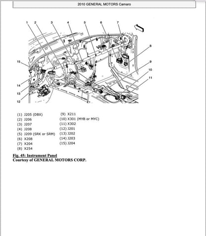 Chevrolet Camaro 2010-2011 All Engines Service Manual Repair, Workshop Service Repair, INSTANT Download PDF