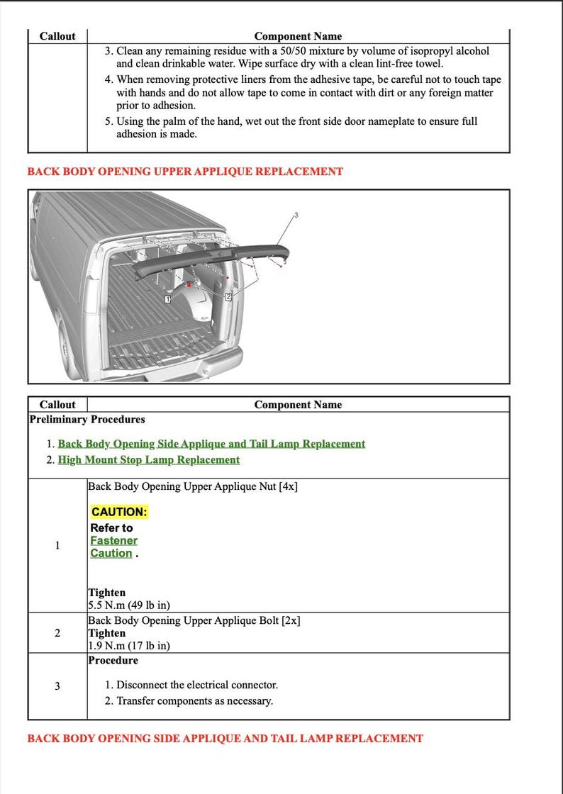 Chevrolet Express 2021 Service Manual Repair, Workshop Service Repair, INSTANT Download PDF