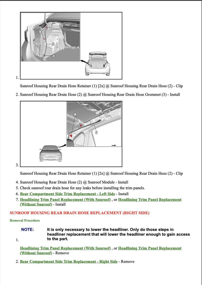 Chevrolet Malibu 2021 Service Manual Repair, Workshop Service Repair, INSTANT Download PDF
