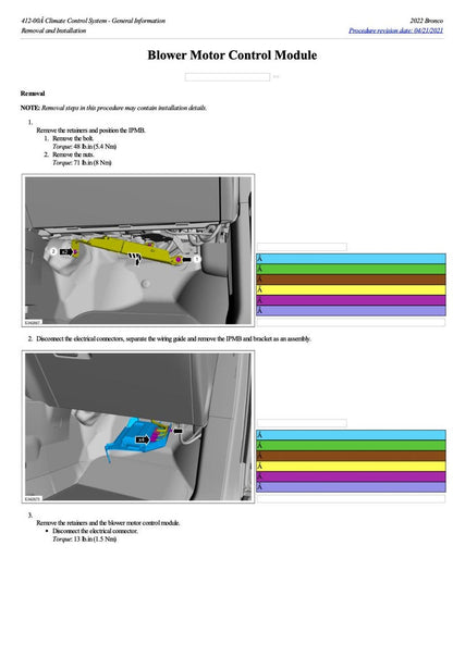Ford Bronco 2022 Service Manual Repair, Workshop Service Repair, INSTANT Download PDF