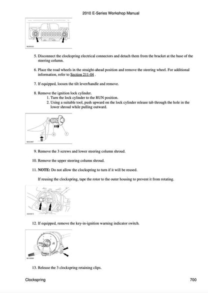 Ford E Series 2009-2012 Service Manual Repair, Workshop Service Repair, INSTANT Download PDF