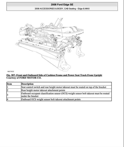 Ford Edge 2007-2010 Service Manual Repair, Workshop Service Repair, INSTANT Download PDF