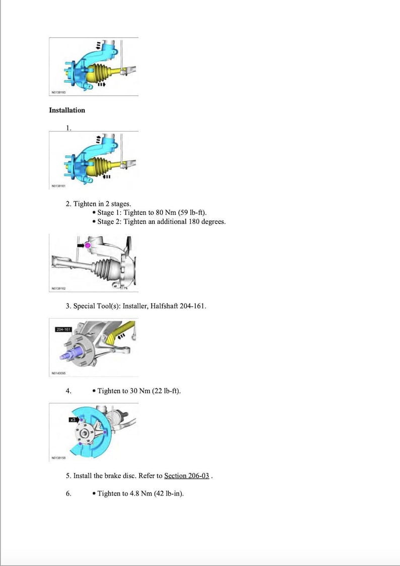 Ford Escape 2013-2019 Service Manual Repair, Workshop Service Repair, INSTANT Download PDF