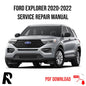 Ford Explorer 2020-2022 Service Manual Repair, Workshop Service Repair, INSTANT Download PDF
