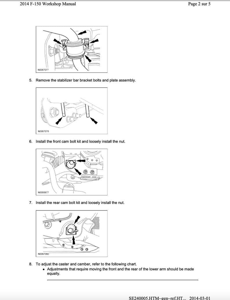 Ford F-150 2011-2014 Service Manual Repair, Workshop Service Repair, INSTANT Download PDF