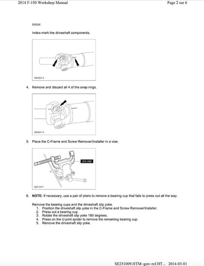 Ford F-150 2011-2014 Service Manual Repair, Workshop Service Repair, INSTANT Download PDF