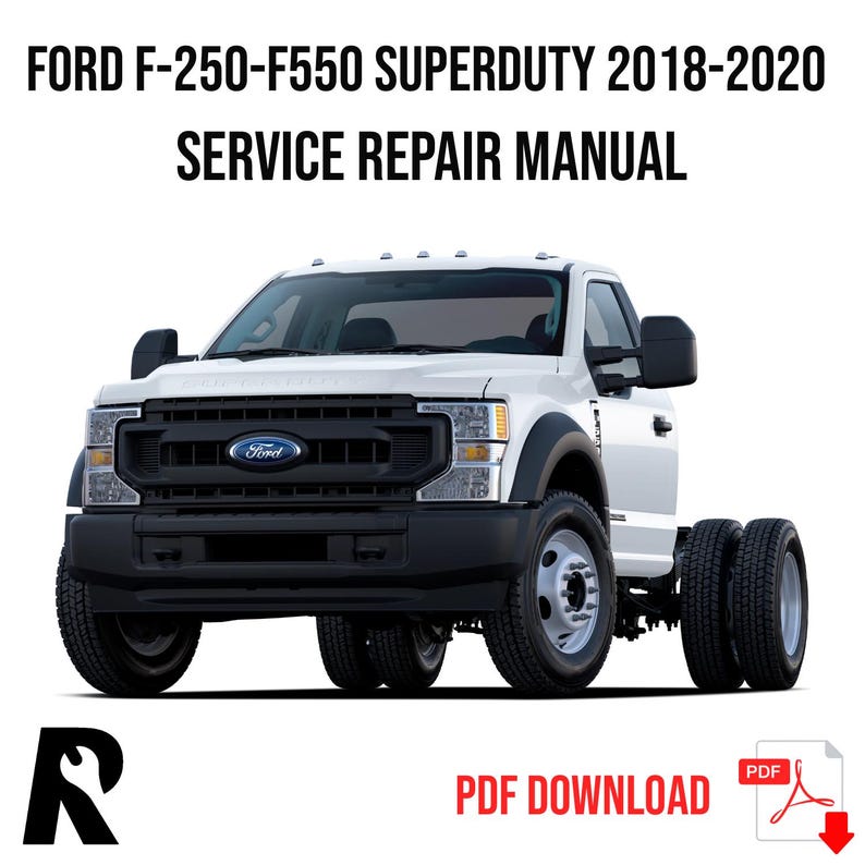 Ford F250-F550 SuperDuty 2019-2021 Service Manual Repair, Workshop Service Repair, INSTANT Download PDF