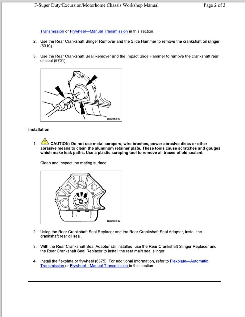 Ford F250-F550 SuperDuty 1998-2004 Service Manual Repair, Workshop Service Repair, INSTANT Download PDF