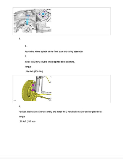 Ford Mustang S550 2015-2017 Service Manual Repair, Workshop Service Repair, INSTANT Download PDF