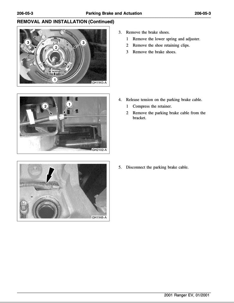 Ford Ranger EV 2001 Service Manual Repair, Workshop Service Repair, INSTANT Download PDF