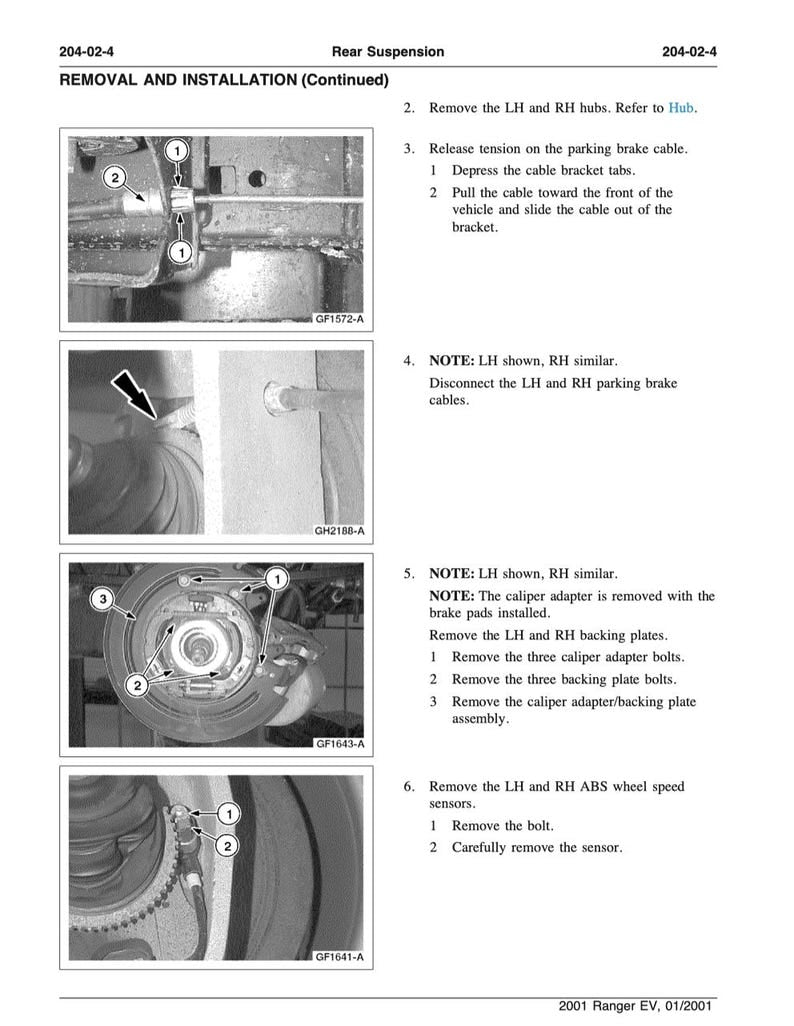 Ford Ranger EV 2001 Service Manual Repair, Workshop Service Repair, INSTANT Download PDF