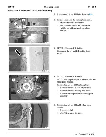 Ford Ranger EV 2001 Service Manual Repair, Workshop Service Repair, INSTANT Download PDF