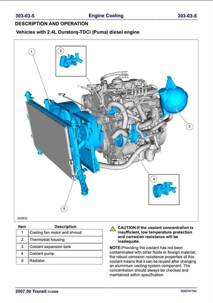 Ford Transit 2006-2009 Service Manual Repair, Workshop Service Repair, INSTANT Download PDF