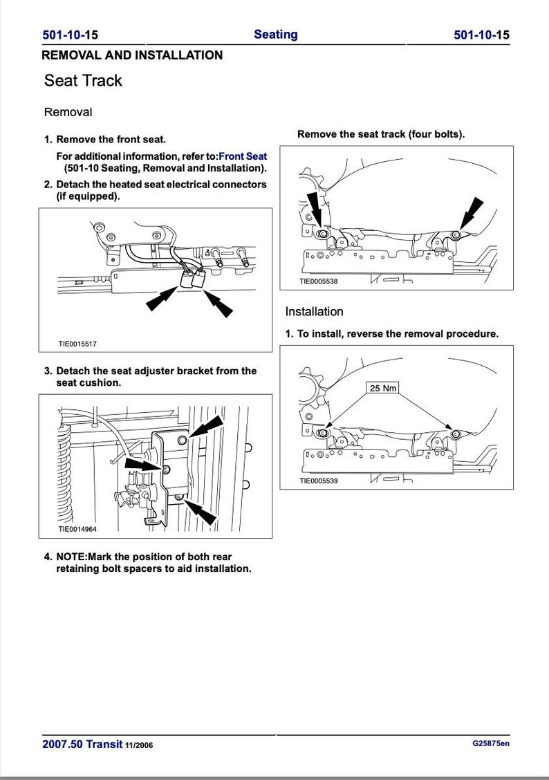 Ford Transit 2006-2009 Service Manual Repair, Workshop Service Repair, INSTANT Download PDF