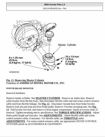 Honda Pilot 2003-2005 Service Manual Repair, Workshop Service Repair, INSTANT Download PDF