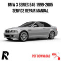 BMW 3 Series E46 1999-2005 Service Manual Repair, Workshop Service Repair, INSTANT Download PDF