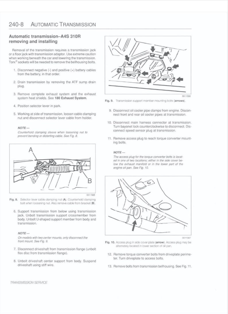 BMW E34 1989-1995 Service Manual Repair, Workshop Service Repair, INSTANT Download PDF