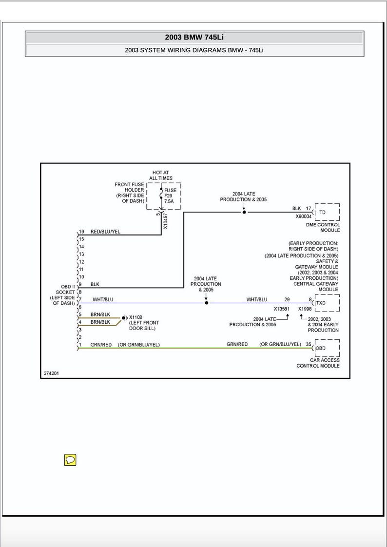 BMW 7 Series E65 2001-2005 Service Manual Repair, Workshop Service Repair, INSTANT Download PDF