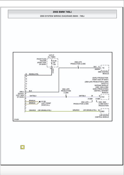 BMW 7 Series E65 2001-2005 Service Manual Repair, Workshop Service Repair, INSTANT Download PDF