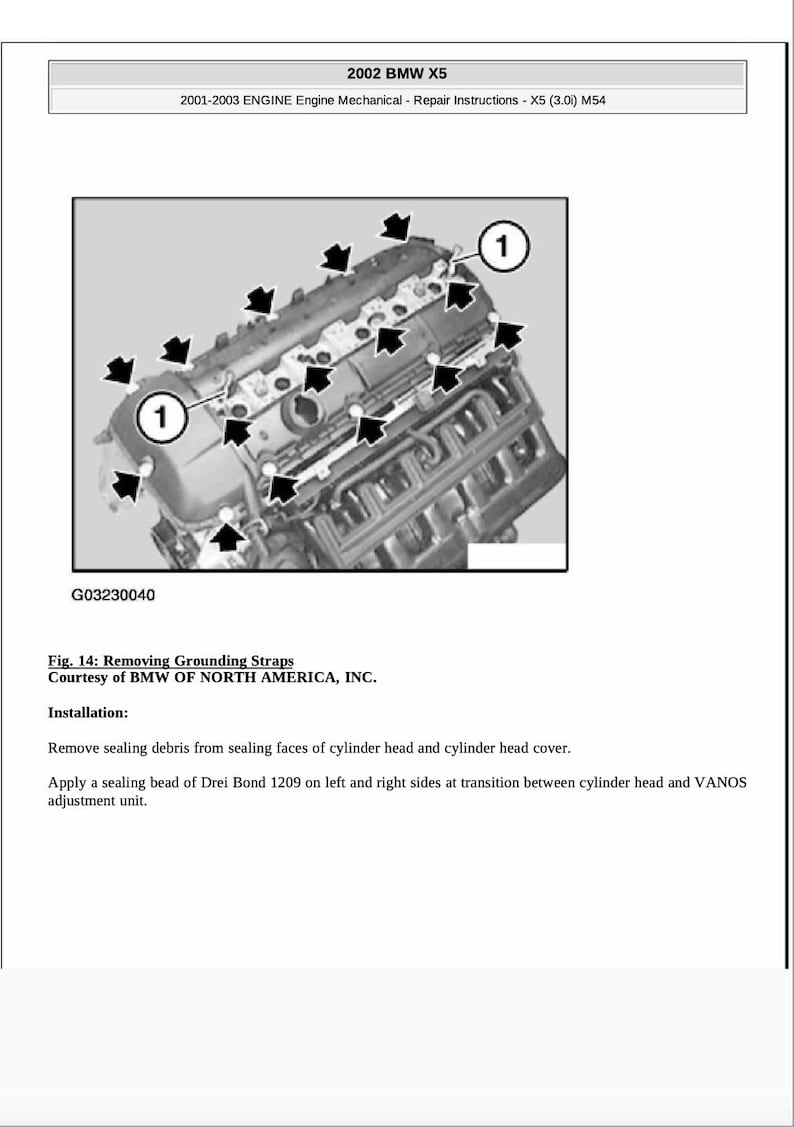 BMW X5 E53 1999-2005 Service Manual Repair, Workshop Service Repair, INSTANT Download PDF