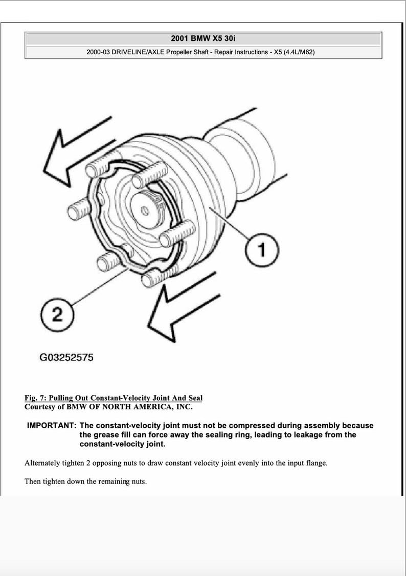BMW X5 E53 1999-2005 Service Manual Repair, Workshop Service Repair, INSTANT Download PDF