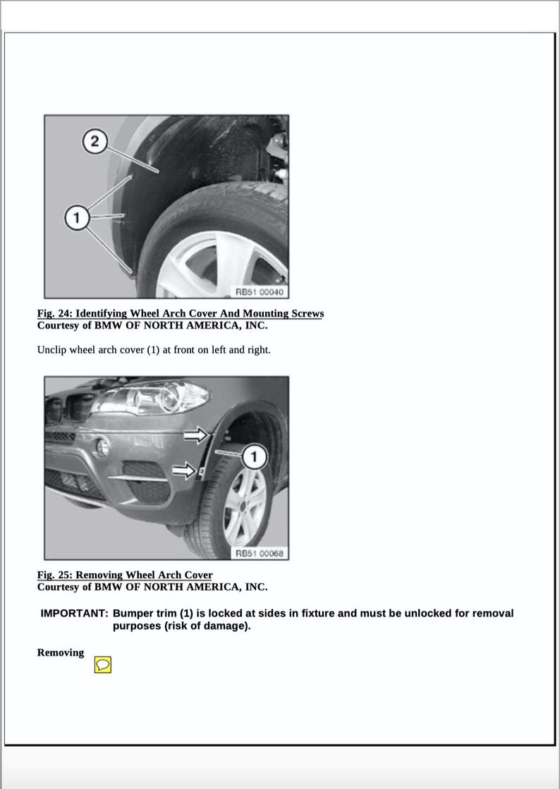 BMW X5M E70 2006-2013 Service Manual Repair, Workshop Service Repair, INSTANT Download PDF