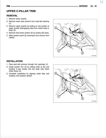 Dodge Neon 2002-2005 Service Manual Repair, Workshop Service Repair, INSTANT Download PDF