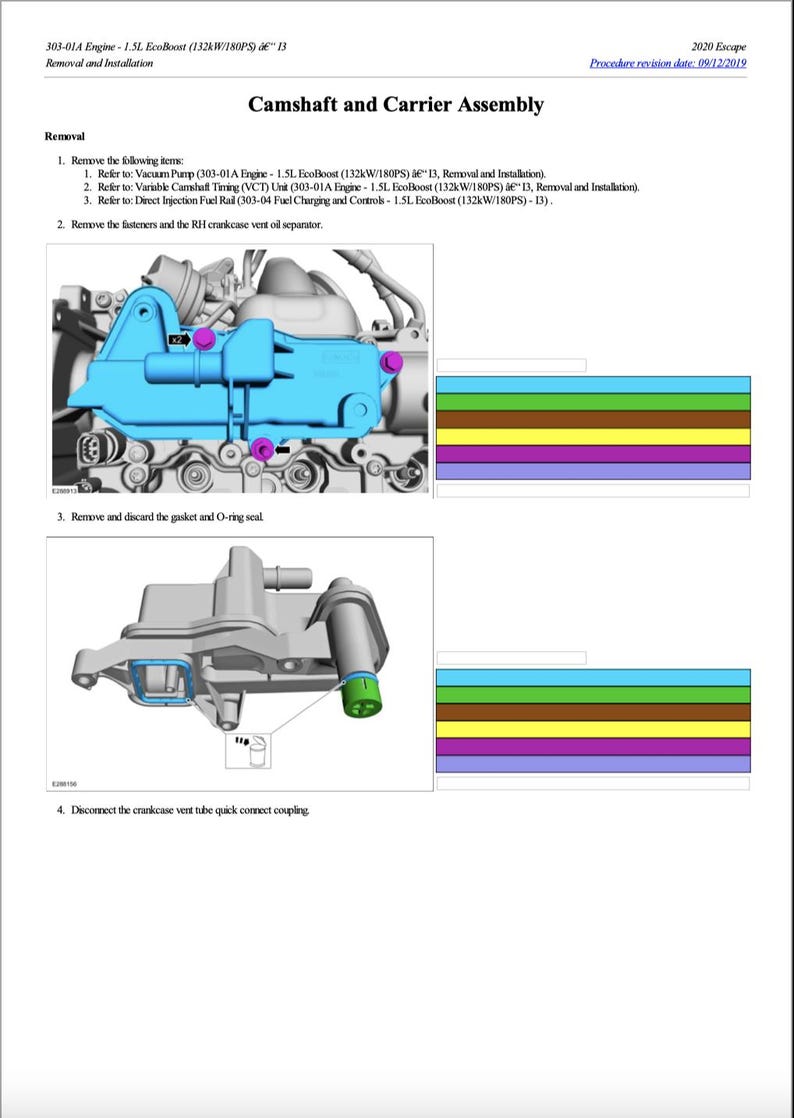 Ford Escape 2019-2022 Service Manual Repair, Workshop Service Repair, INSTANT Download PDF