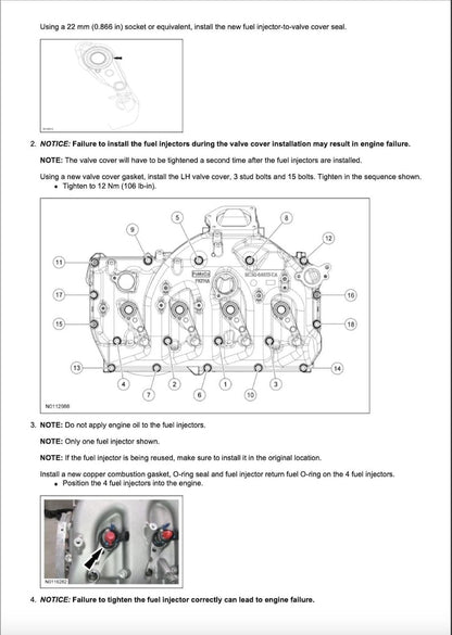 Ford F250-F550 2011-2015 Service Manual Repair, Workshop Service Repair, INSTANT Download PDF