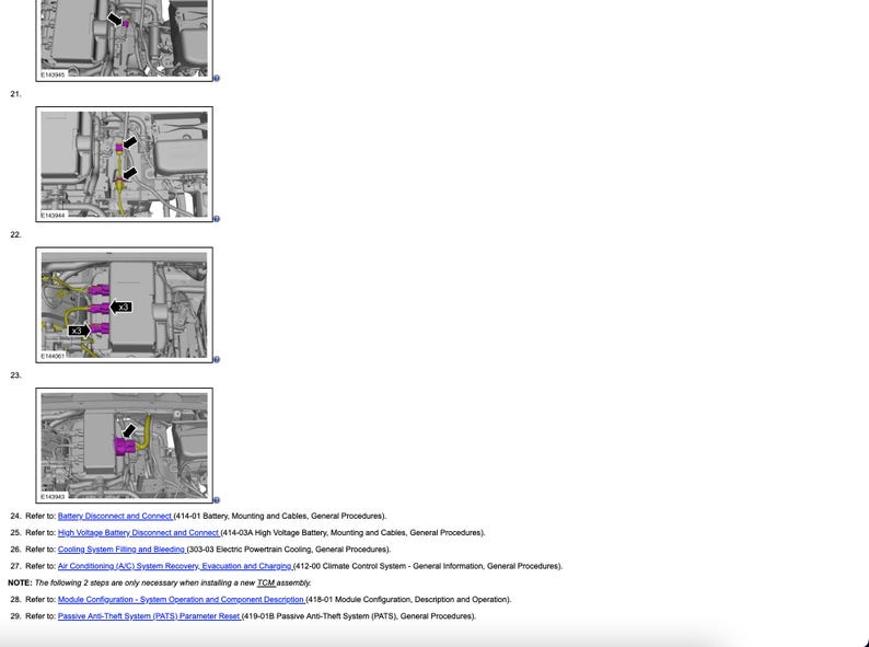 Ford Focus Electric 2012-2014 Service Manual Repair, Workshop Service Repair, INSTANT Download PDF