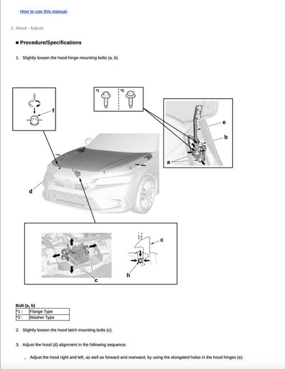 Honda Civic 2022-2024 Service Manual Repair, Workshop Service Repair, INSTANT Download PDF