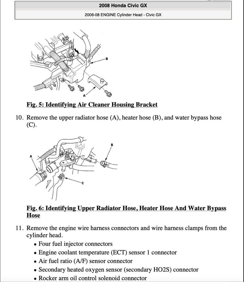 Honda Civic 4D 2005-2008 Service Manual Repair, Workshop Service Repair, INSTANT Download PDF