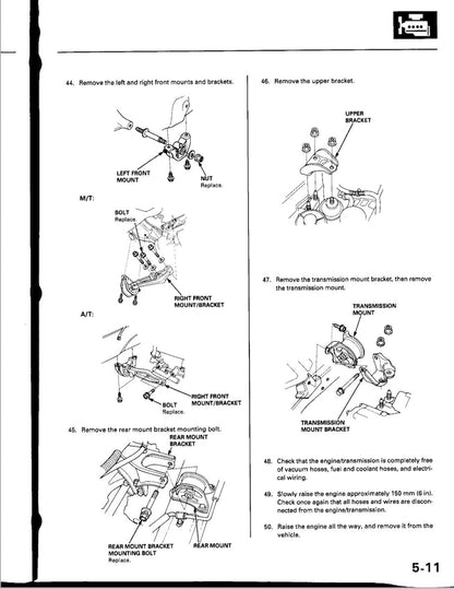 Honda CR-V 1997-2000 Service Manual Repair, Workshop Service Repair, INSTANT Download PDF