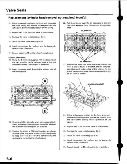 Honda CR-V 1997-2000 Service Manual Repair, Workshop Service Repair, INSTANT Download PDF
