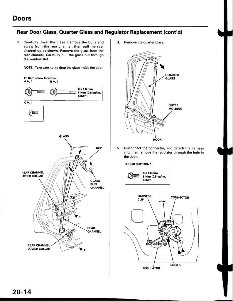 Honda CR-V 1997-2000 Service Manual Repair, Workshop Service Repair, INSTANT Download PDF