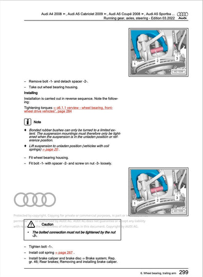 Audi A5 Coupe 2011-2016 Service Manual Repair, Workshop Service Repair, INSTANT Download PDF