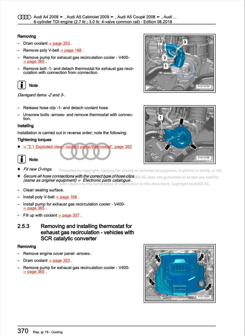 Audi A5 Coupe 2011-2016 Service Manual Repair, Workshop Service Repair, INSTANT Download PDF