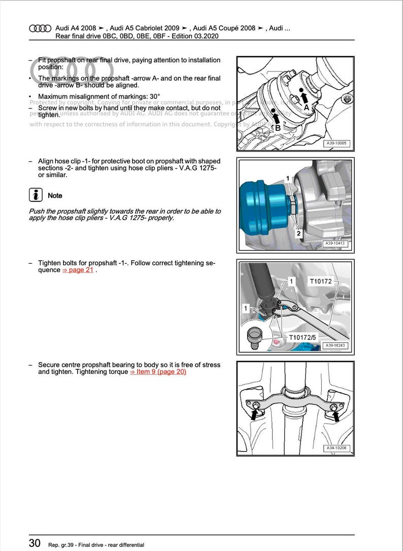 Audi A5 Coupe 2011-2016 Service Manual Repair, Workshop Service Repair, INSTANT Download PDF