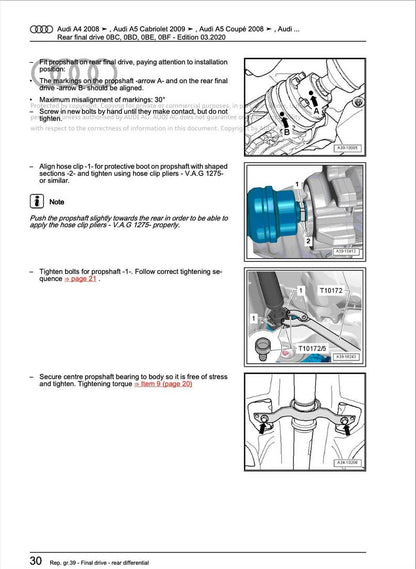 Audi A5 Coupe 2011-2016 Service Manual Repair, Workshop Service Repair, INSTANT Download PDF