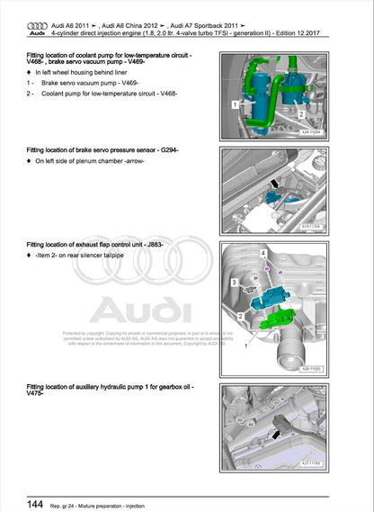 Audi A7 2014-2017 Service Manual Repair, Workshop Service Repair, INSTANT Download PDF