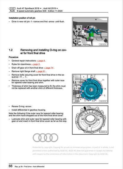 Audi A7 2018-2022 Service Manual Repair, Workshop Service Repair, INSTANT Download PDF