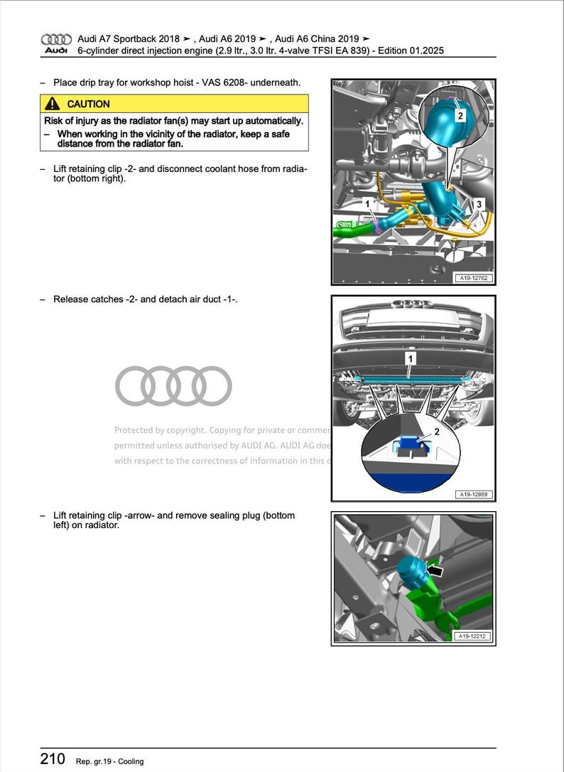 Audi A7 2018-2022 Service Manual Repair, Workshop Service Repair, INSTANT Download PDF