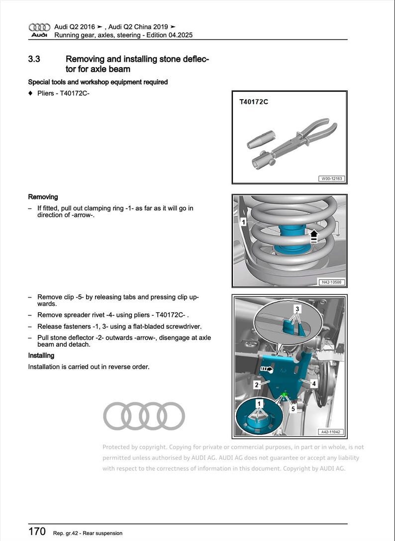 Audi Q2 2020-2025 Service Manual Repair, Workshop Service Repair, INSTANT Download PDF